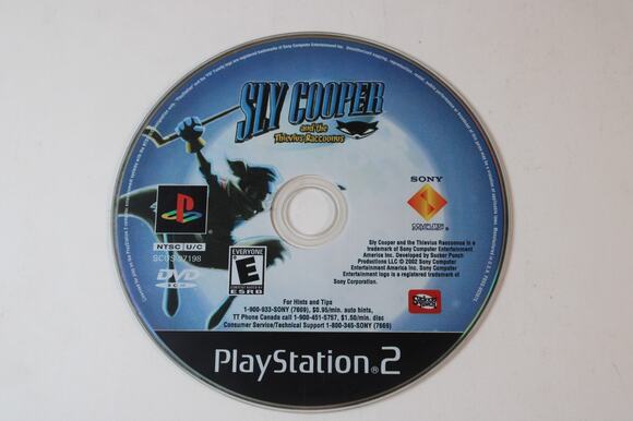 Sony Other - Sly Cooper And The Thievius Raccoonus (Sony Playstation 2, PS2) Disc Only Tested